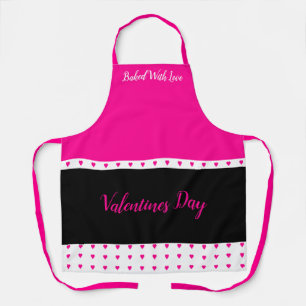 Delantal Rosa Negro Y Luminoso