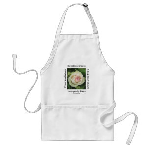 Delantal Rosa Poético Apron Por Ladee Basset