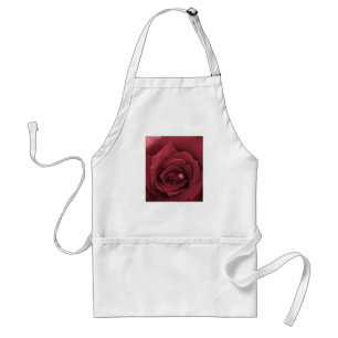 Delantal rosa rojo