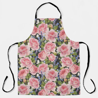 Delantal Rosa rosado inglés: color de agua oscuro