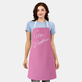 Delantal Rosa Sra. Apron
