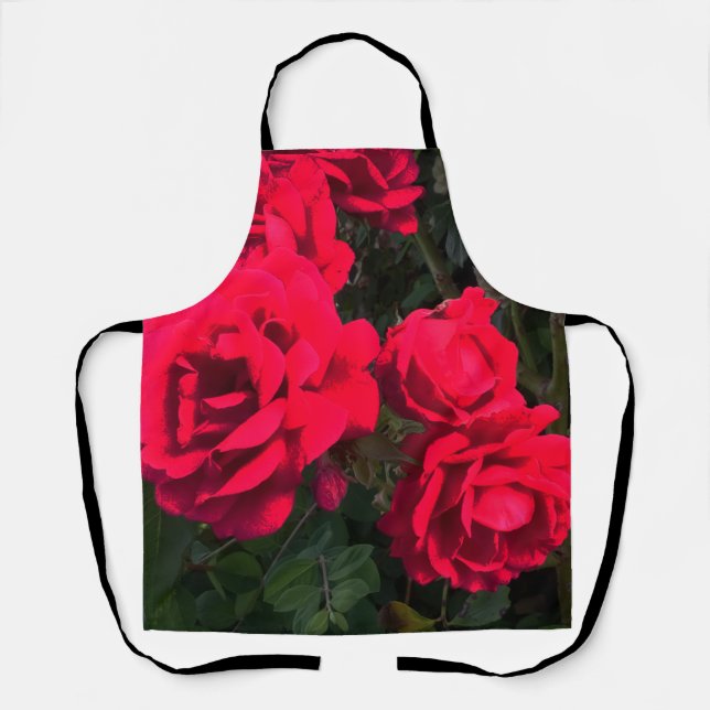 Delantal Rosario Roses Rojos (Anverso)