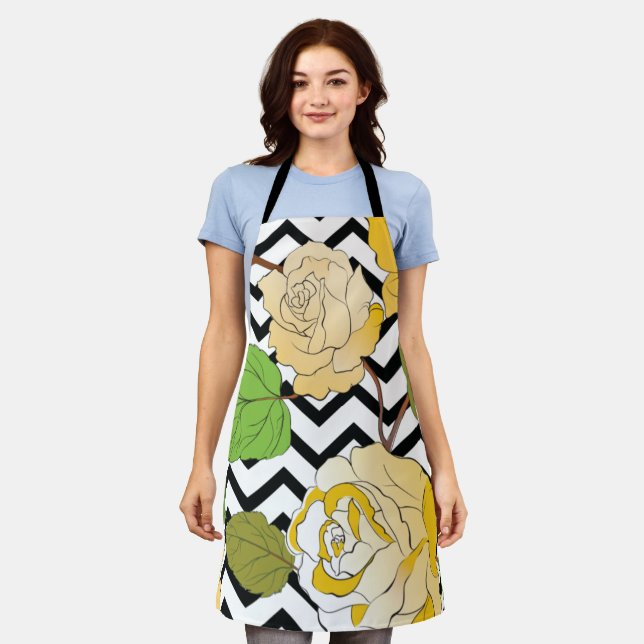 Delantal Rosas 12 (Gastado)