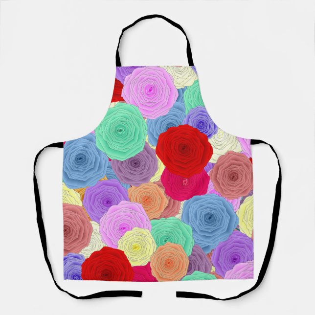 Delantal Rosas Apron (Anverso)