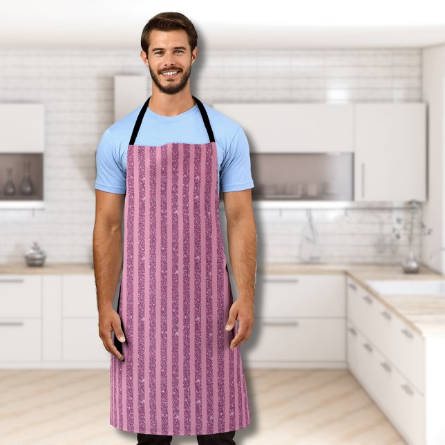 Delantal Rosas Chic Brillo Estilo Rayas Verticales (Subido por el creador)