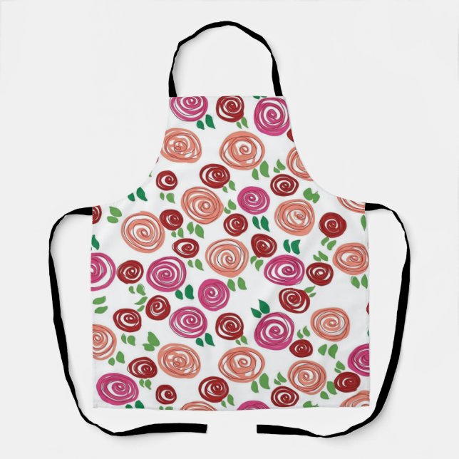 Delantal Rosas de ensueño (Anverso)