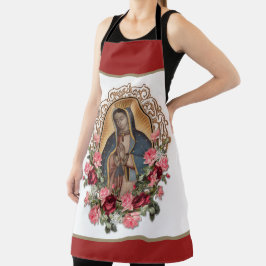 Delantal Rosas de la Virgen María de Nuestra Señora de Guad