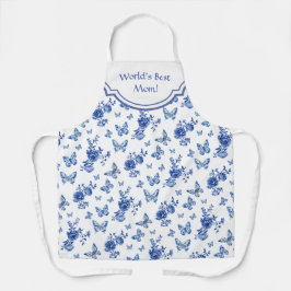 Delantal Rosas de mariposas chinas de época personalizadas