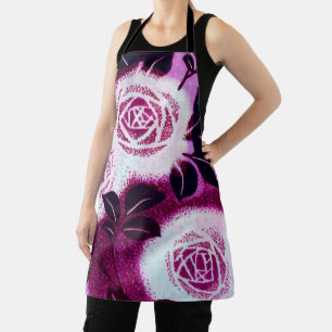 Delantal Rosas, diseño vintage japonés