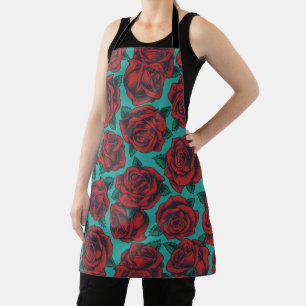 Delantal Roses rojos