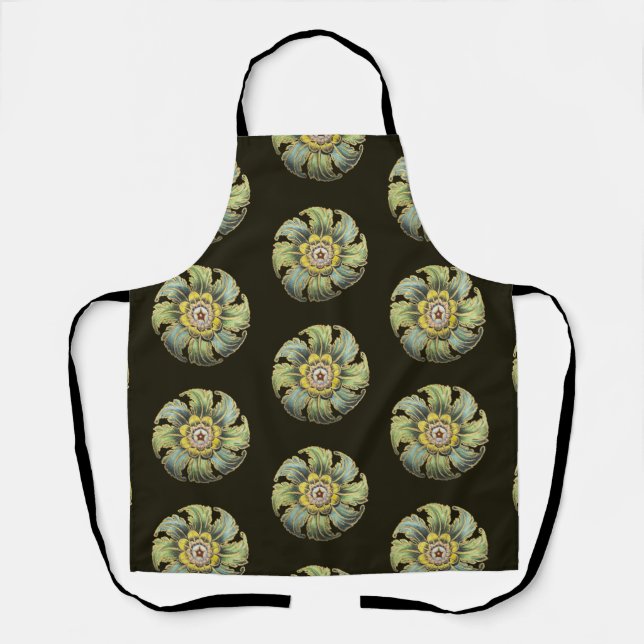 Delantal Rosette arquitectónico antiguo n.º 1 (Anverso)