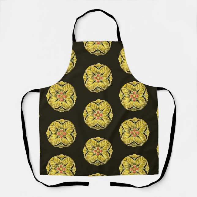 Delantal Rosette arquitectónico antiguo n.º 3 (Anverso)