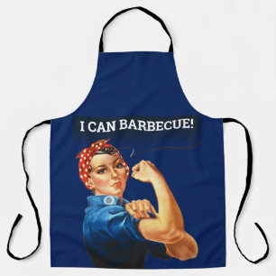 Delantal Rosie The Riveter I Can Barbeque Grill Master