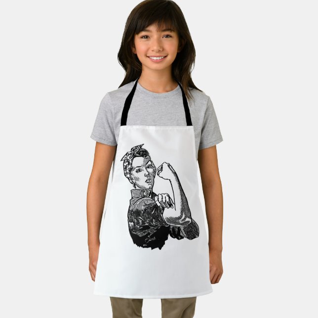 Delantal Rosie The Riveter - ¡Puedo Hacerlo! (in situ)