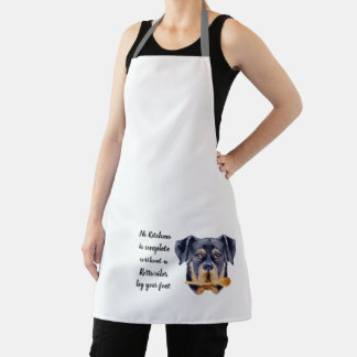 Delantal Rottweiler Apron, Perro Apron