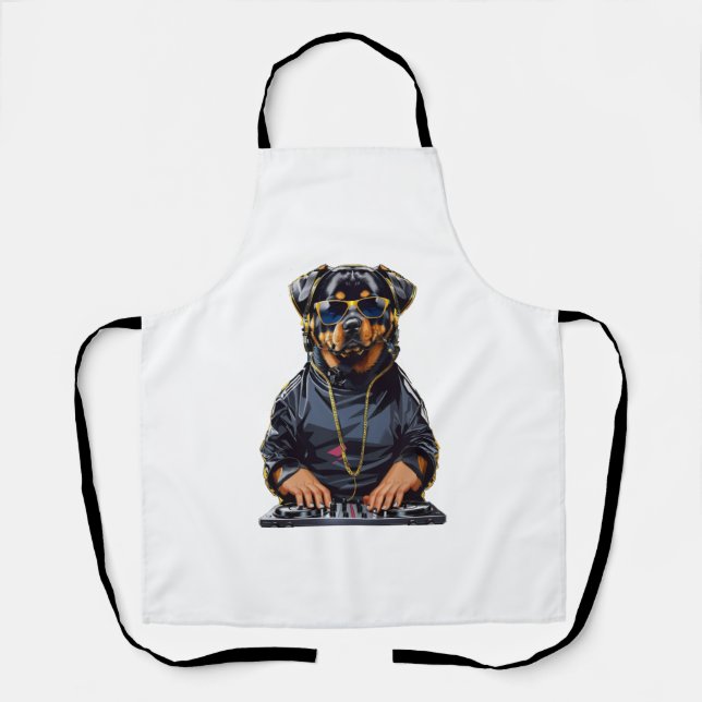 Delantal Rottweiler Dog Kimono (Anverso)