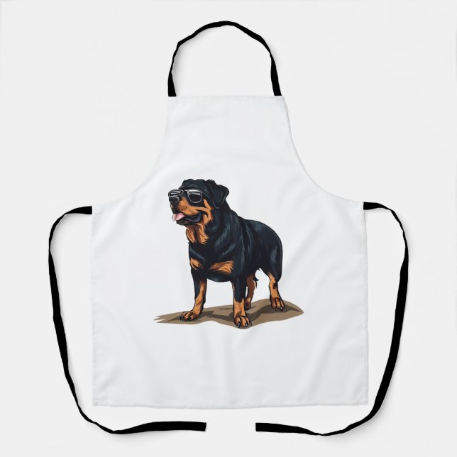Delantal Rottweiler El Explorador (Anverso)