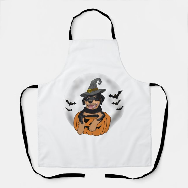 DELANTAL ROTTWEILER HALLOWEEN GIFTS (Anverso)