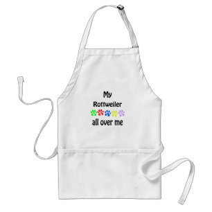 Delantal Rottweiler Walks Design