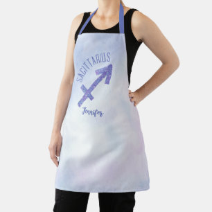 Delantal Rótulo Sagittarius personalizado femenino