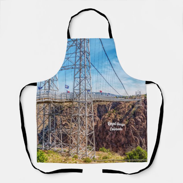 Delantal Royal Gorge Bridge Side View Apron (Anverso)