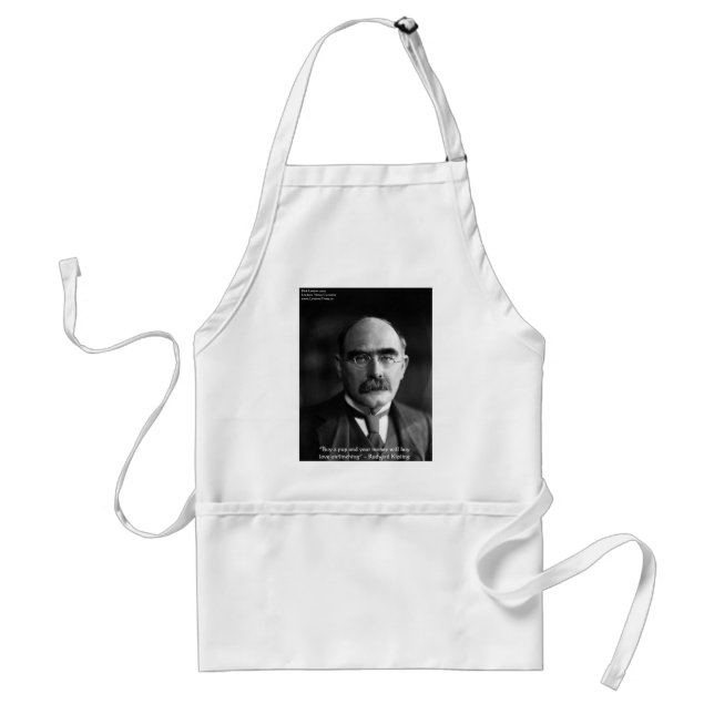Delantal Rudyard Kipling Cita "Amor Cachorro" Regalos Tees  (Frente)