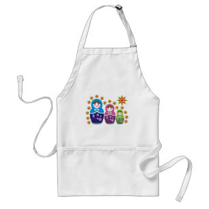 Delantal Ruso Matryoshka Dolls Aprons