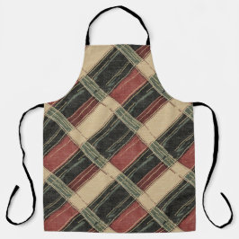 Delantal Rustic Plaid Kitchen Apron