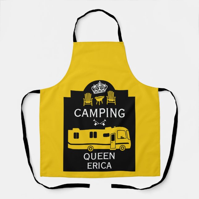 Delantal RV Camping Queen USA (Anverso)