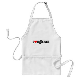 Delantal s ❤ ngkran ~ Heart (Love) Songkran