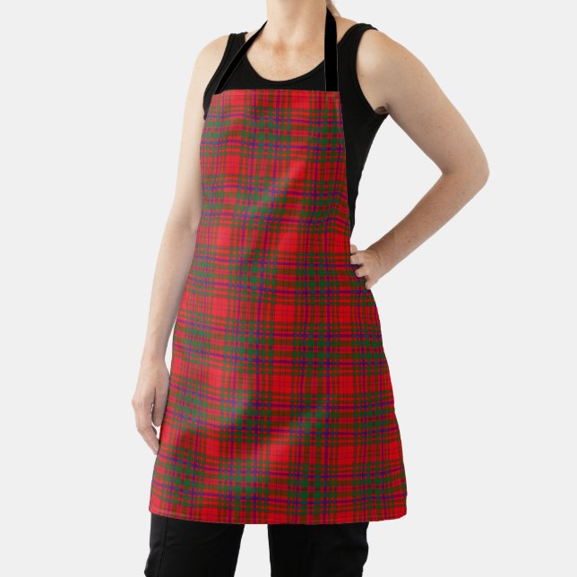 Delantal Sabor de Escocia Clan MacDougall Tartán Planta (in situ)
