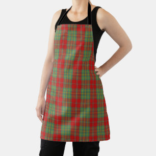 Delantal Sabor de Escocia Leask Clan Tartán