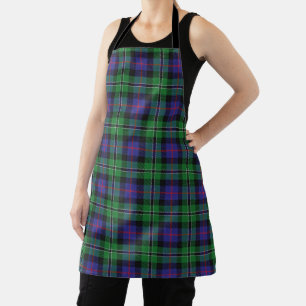 Delantal Sabor de Escocia Rosa clan Caza Tartán Plaid