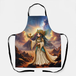 Delantal Sacerdotisa Celestial de la Pirámide Dorada.