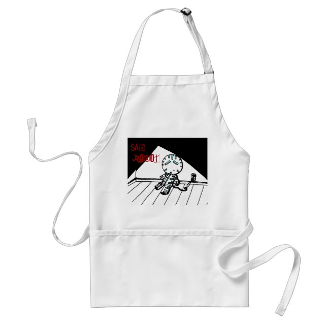 Delantal Sad Robot Apron (Frente)