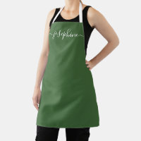 Sage Green Botanica Moda Elegante guión Nombre
