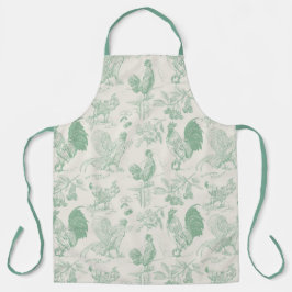 Delantal Sage Rooster Ruckus Apron