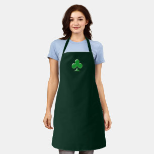 Delantal Saint Patrick's Day Green Clover shamrock L