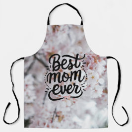 Delantal Sakura Rosa Elegante Mejor Día de la Madre