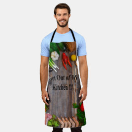 Delantal Salir De Mi Cocina Apron