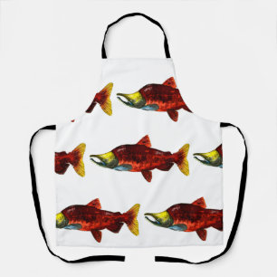 Delantal Salmon Apron   Pescado Apron