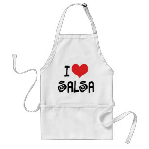 Delantal Salsa Corazón que Amo