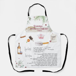 Delantal Salsa de arándanos borrachos | Recipe Heirloom