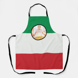 Delantal Salsa fotográfica italiana no Personalizado Apron