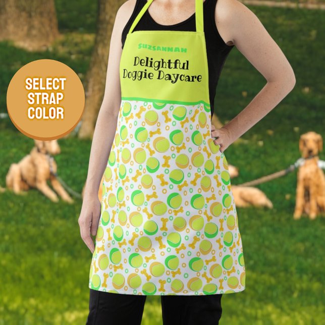 Delantal Saltos de tenis Patrón de arte de huesos Cuidado d (medium tennis ball apron)