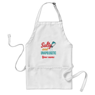 Delantal Salty and Unapologetic – Retro Diner Salt Shaker