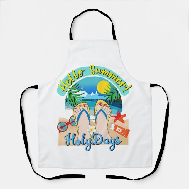 Delantal Saludo verano - Holy Days (Anverso)