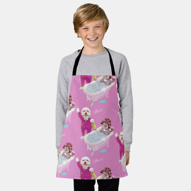 Delantal Saludos a la relajación (Gastado)