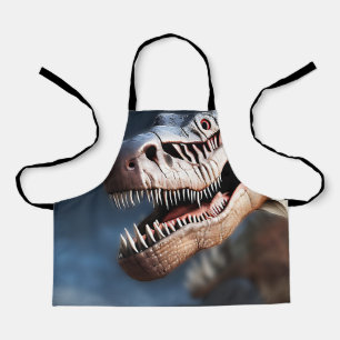 Delantal Saludos a mi compañero T Rexs, niños Apron