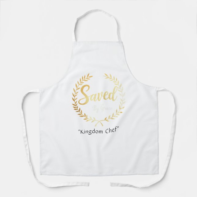 Delantal Salven por Grace Apron - Regalo de fe Personalizad (Anverso)